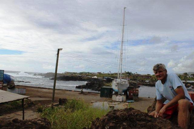 Hanga Pico on dry